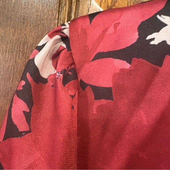 Banana Republic NWT $130 Silky Column Midi Dress 12 Floral P2P 18-19” W16-17” - Picture 10 of 15